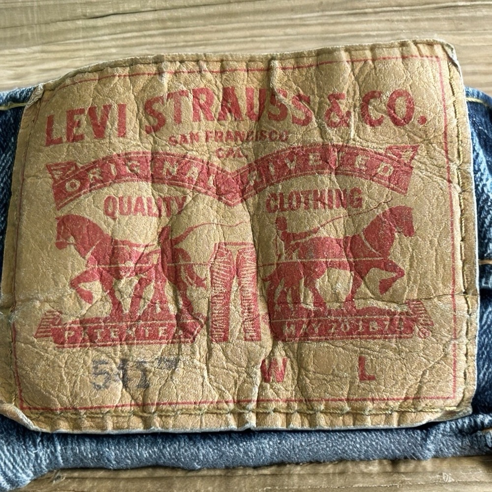 Levi 541 Jeans Straight Leg Size W54 L30 (Now L 29) - Picture 4 of 6